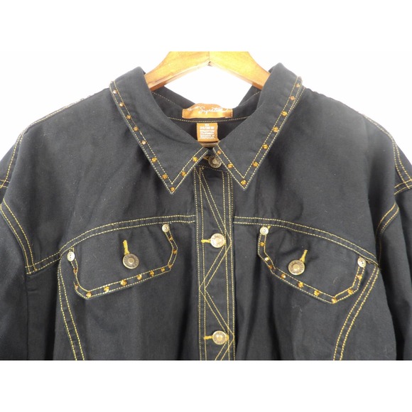 Liz & Me Signature Denim Jacket Size 5X #2121 - Picture 2 of 10